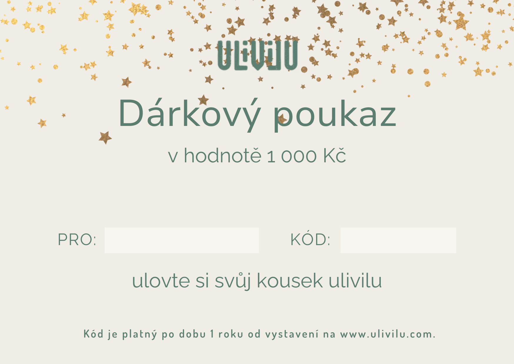 Dárkový poukaz